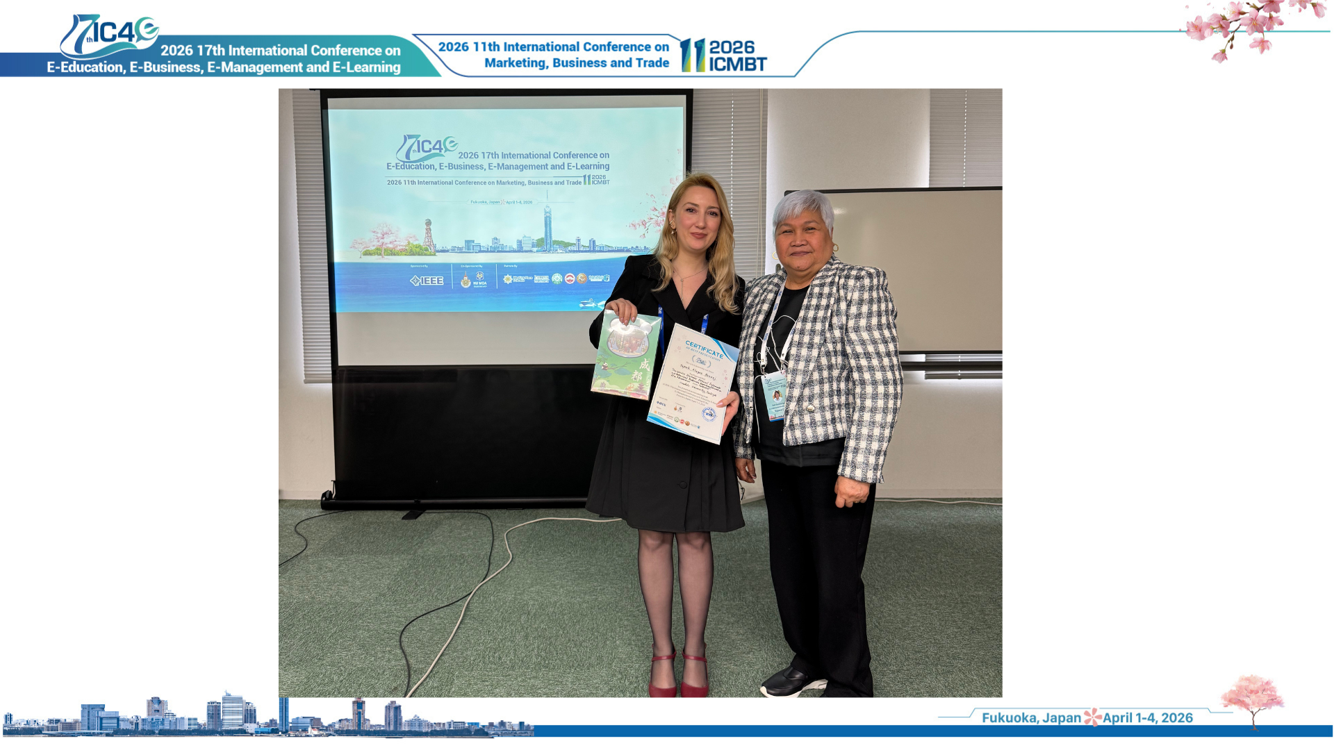 Best Presentation Award Winner - Onsite Session 15